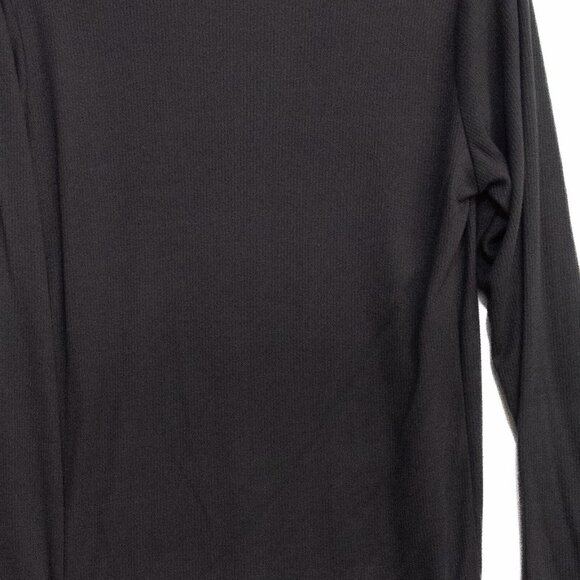 Heat Core Mens Black Polyester Sweater Crew Neck Pullover Casual Long Sleeve M - Picture 5 of 8